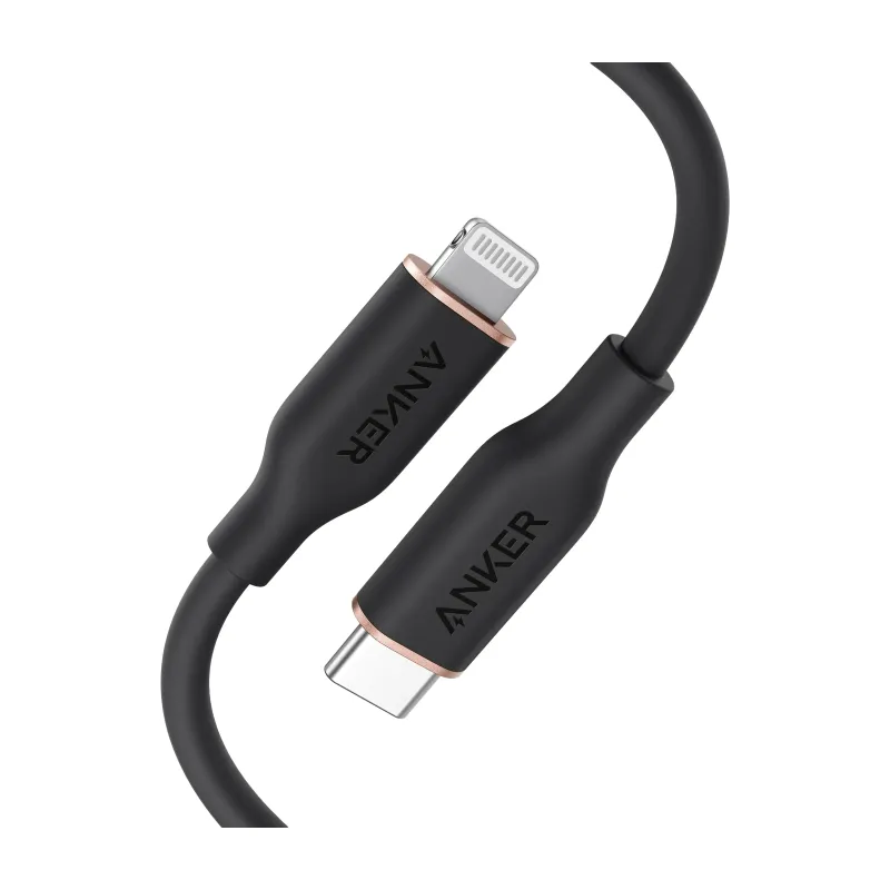 Anker 641 USB-C to Lightning Cable (Flow, Silicone), 1m (A8662)