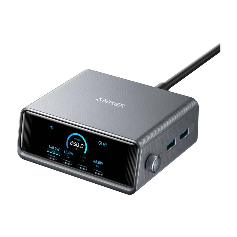 Anker Prime Charger 250W 6-Port GaNPrime Desktop (A2345)
