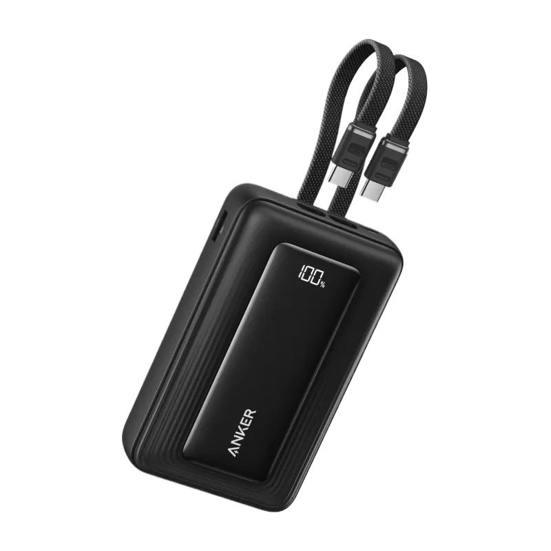Anker Zolo Power Bank 20,000mAh 45W with Built-In USB-C Cables (A110M)