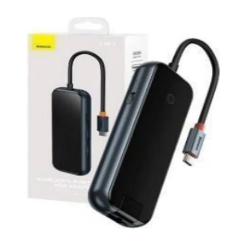 Baseus AcmeJoy 5-Port Type-C Hub (2xUSB3.0 + USB2.0 + PD + RJ45)