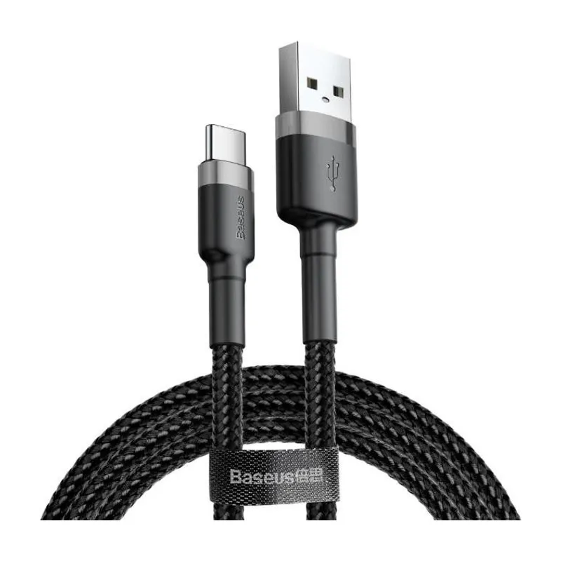 Baseus Cafule Cable USB-A to USB-C 3A 1m (Gray/Black)