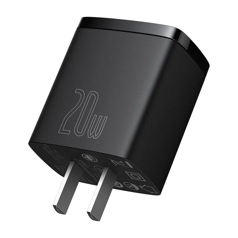 Baseus Compact Quick Charger U+C 20W CN (Black)
