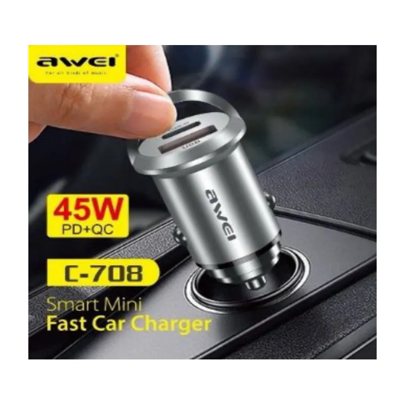 Awei C-708 45W Fast Car Charger