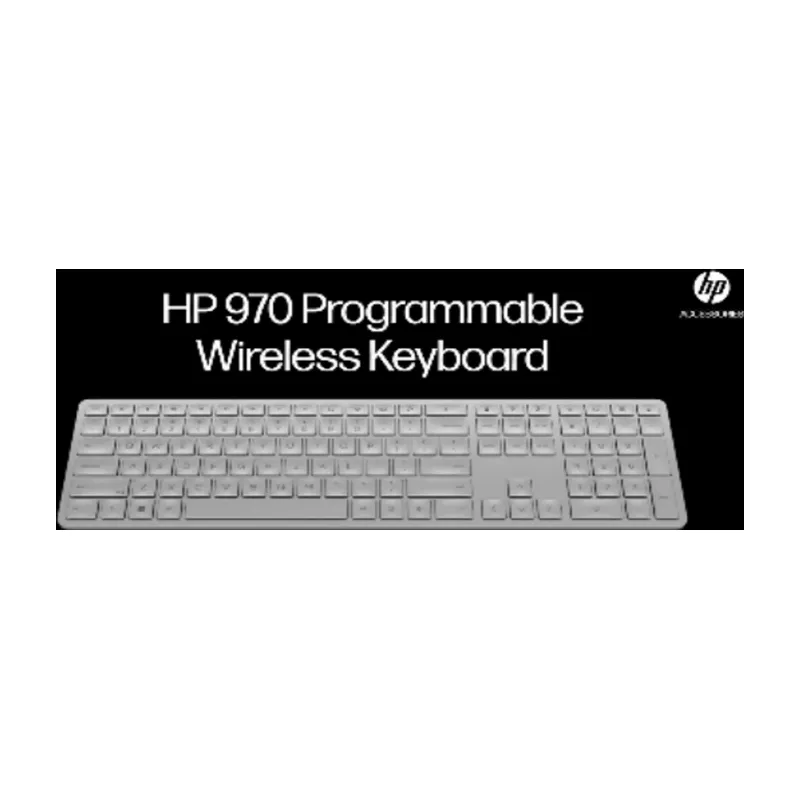 HP 970 Programmable Wireless + Bluetooth Keyboard