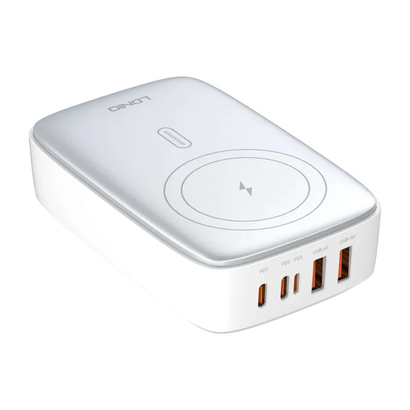 LDNIO Q4010 140W GaN Desktop Charger with 15W Wireless Charging Pad