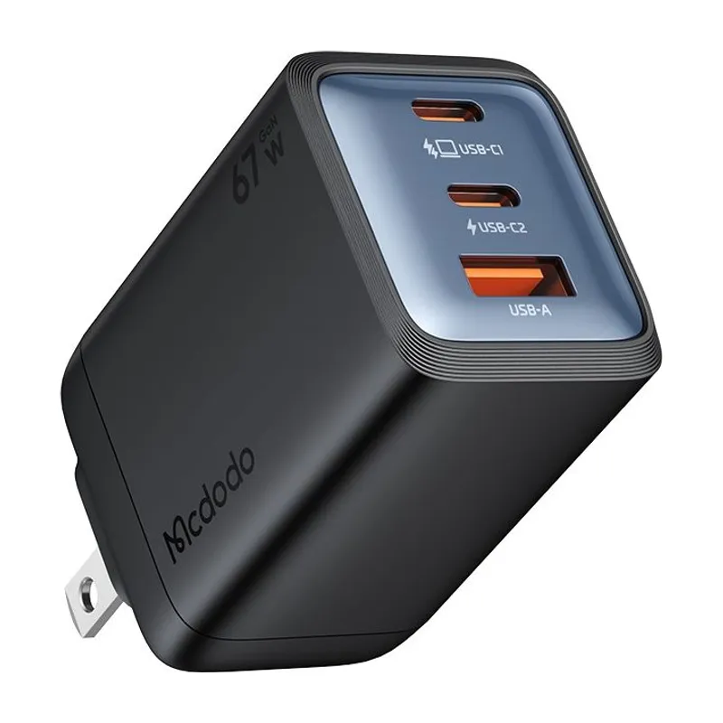 Mcdodo 67W 3-Port Ultimate Mini GaN Charger, 2C+1A (CH-098)