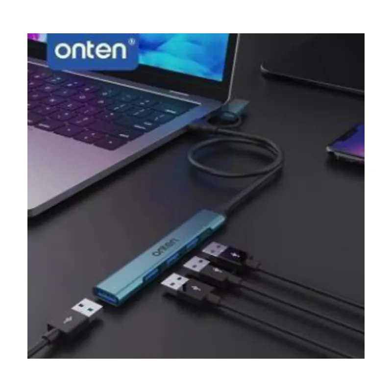 Onten 4-in-2 USB/Type-C To USB 3.0*1+USB 2.0*4 Hub
