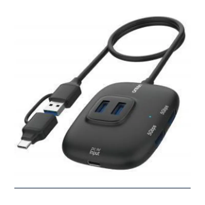 Onten 5-in-2 Type-C/USB 3.1 Gen1 To USB 3.0*4 10g Hub