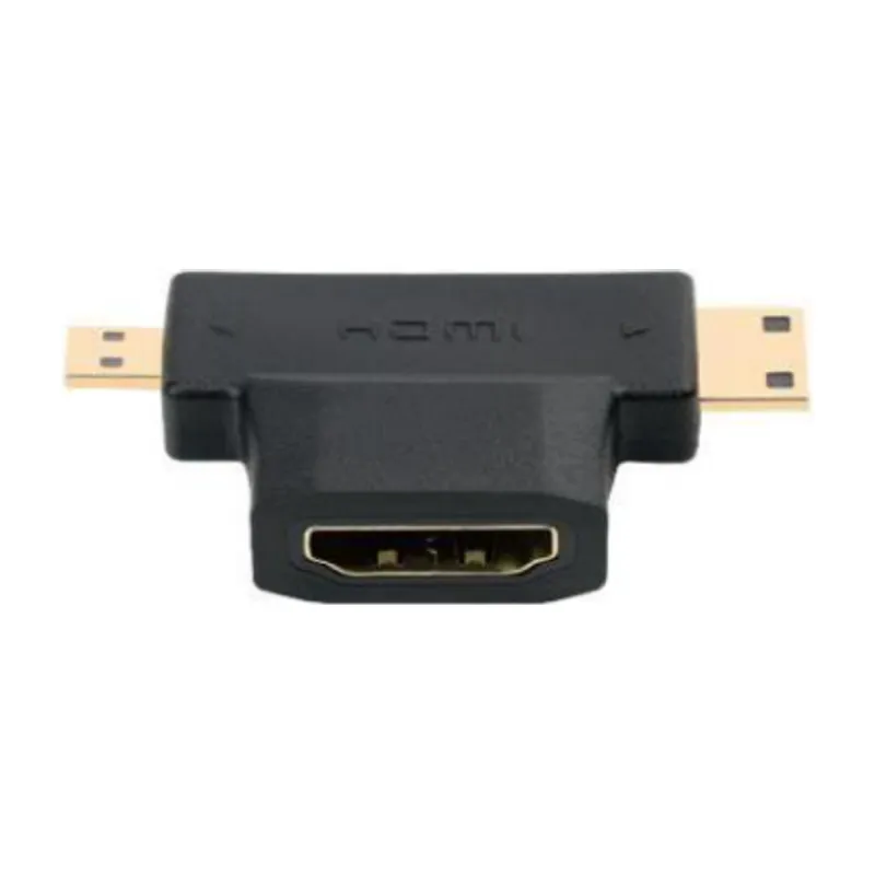 Onten HDMI Two-In-One Adapter (Mini HDMI Male + Micro HDMI Male)