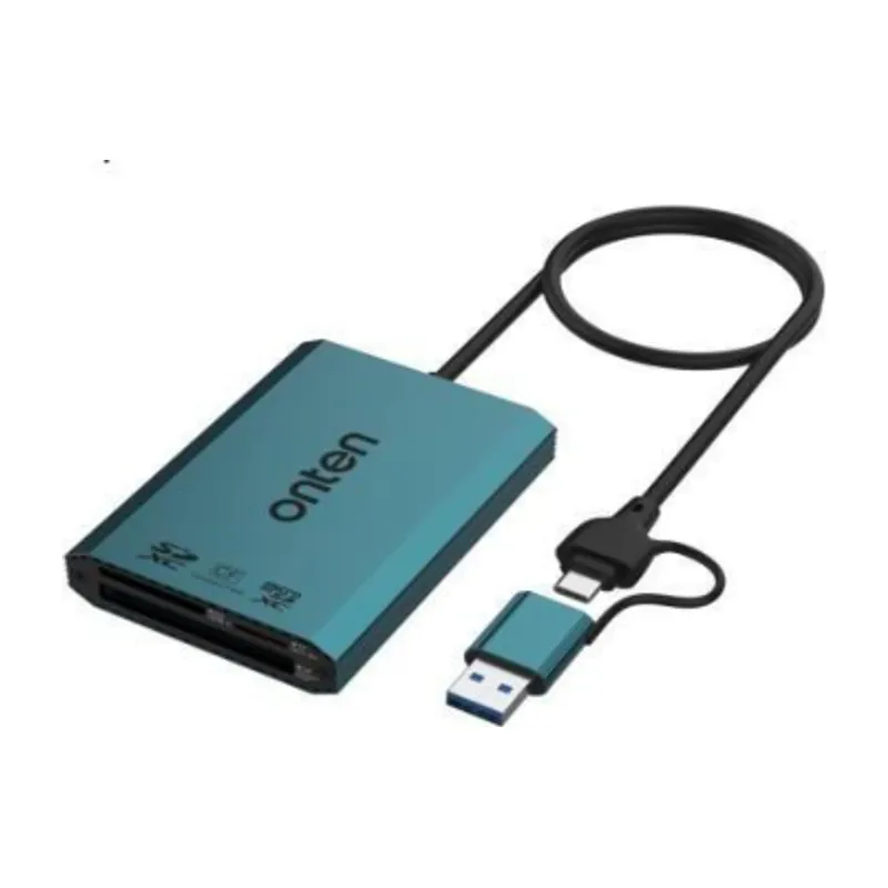 Onten OTN-KSS-P3+ 3-in-1 CF (Compact Flash)& Sdxc & Micro Sdxc Card Reader