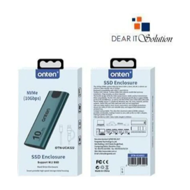 Onten SSD Enclosure (Support NVME