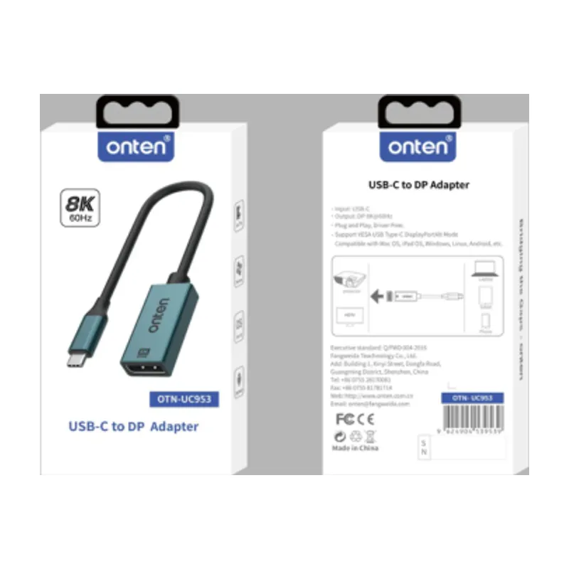 Onten Type-C To DP Converter 8K/60Hz