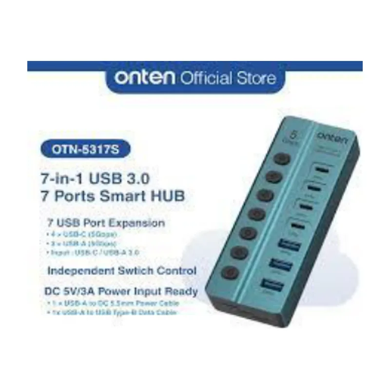Onten USB 3.0 7 Port USB Hub