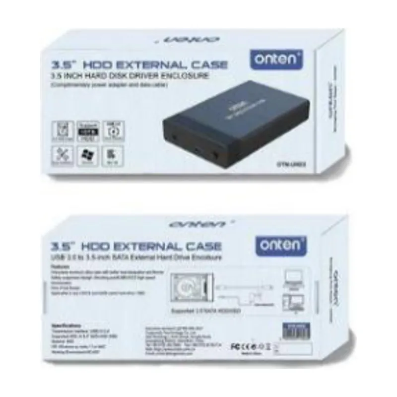 Onten USB 3.0 To 3.5 Inch Sata /HDD/SSD External Hard Drive Box