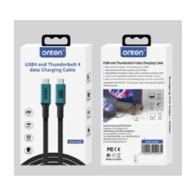 Onten USB 4 And Thunderbolt 4 Data Charging Cable 2M