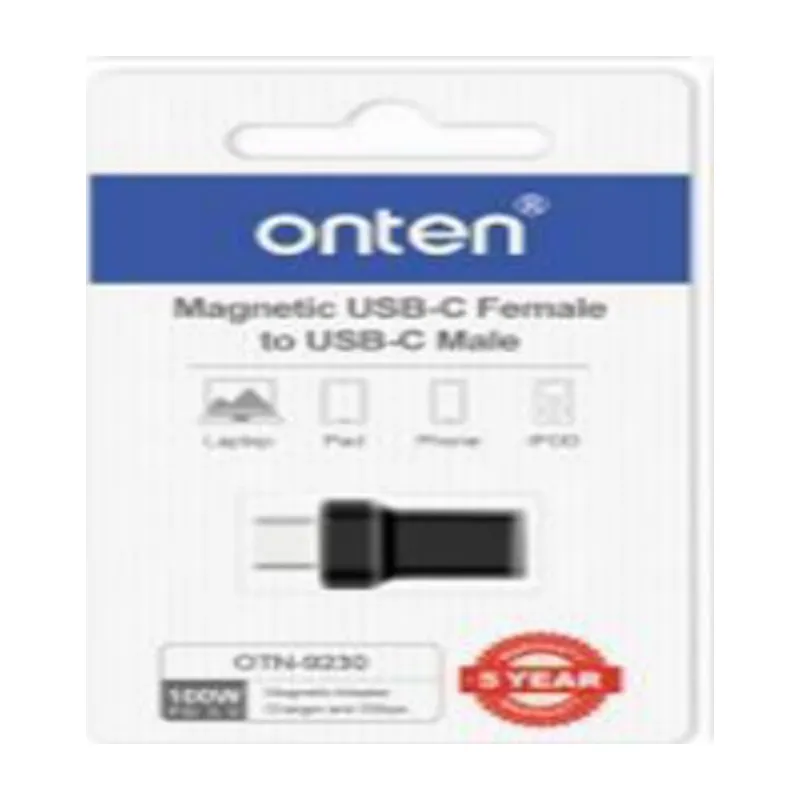 Onten USB-C Magnetic Male To Female Adapter (Straight Head)
