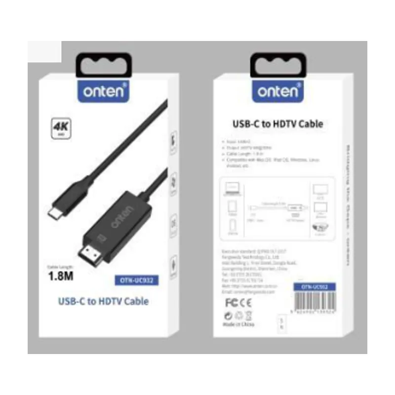 Onten USB-C To HDMI Cable USB-C To HDMI