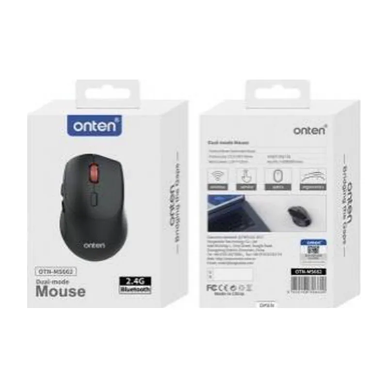 Onten Wireless Dual-Mode Solution/2.4g+Bluetooth/4 00ma Battery Mouse