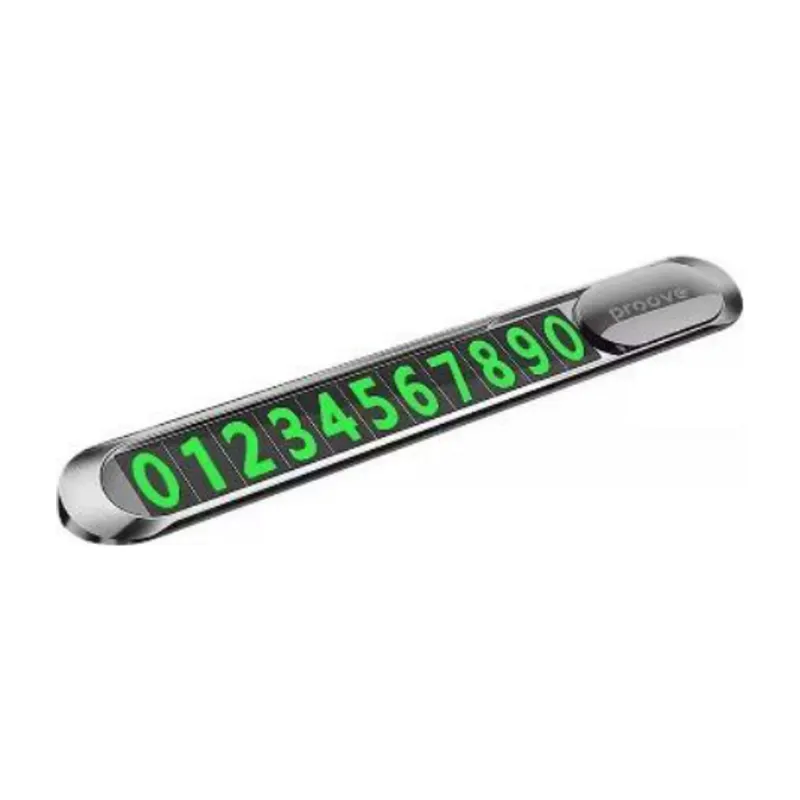 Proove Metal Lock Parking Number Plate Parking Number Plate