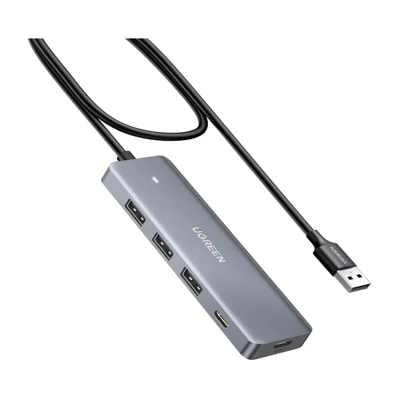 UGREEN 4-Port USB Hub, 1x USB-C + 3x USB-A, 0.6m Cable (15920)