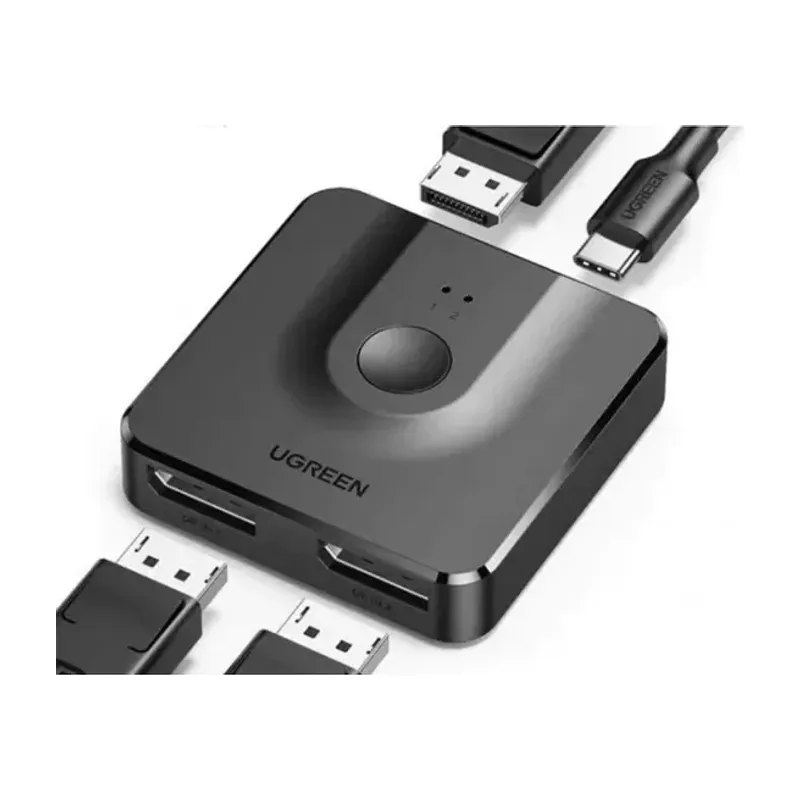 UGREEN DisplayPort Bi-Directional Switch 2x1 / 1x2, 8K (60622)
