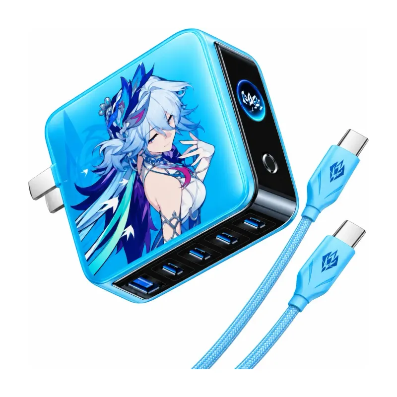 UGREEN Nexode Pro 160W 5-Port GaN Charger with Smart Display + 240W USB-C Cable (X774, 65635)