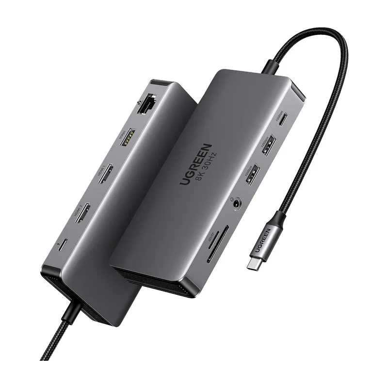 UGREEN Revodok Pro 11-in-1 USB-C Docking Station, Dual HDMI (CM681, 15965)