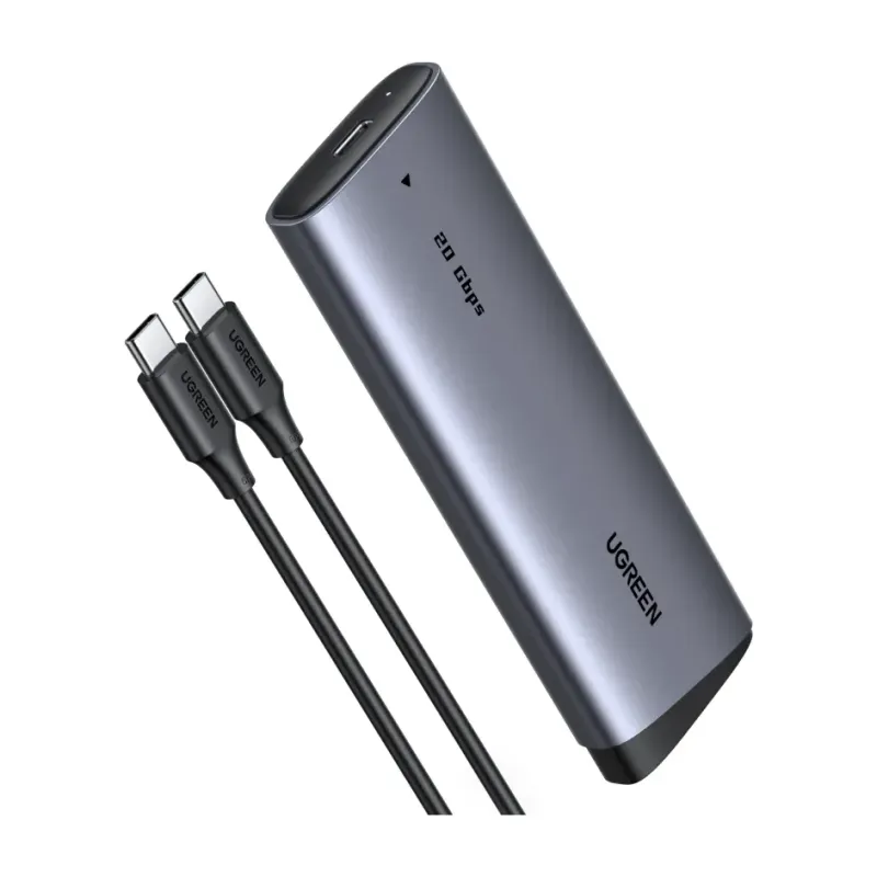 UGREEN Tool-Free 20Gbps M.2 NVMe SSD Enclosure (55150)