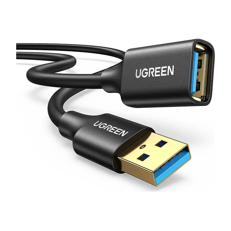 UGREEN USB 3.0 Extension Cable Male to Female, 2m (10373) (Black)