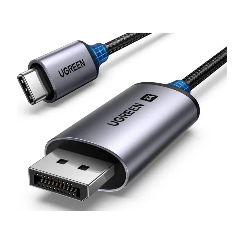 UGREEN USB-C to DisplayPort 1.4 Cable 8K@60Hz / 4K@240Hz, 2m (25158)