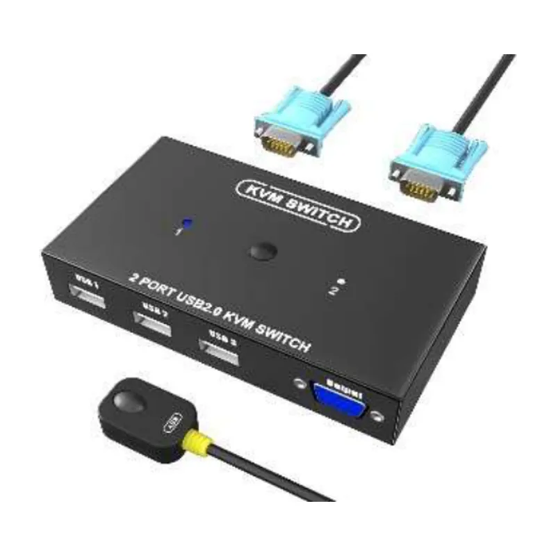 VGA KVM Switch 2 Port 2.0 Manual 201uk
