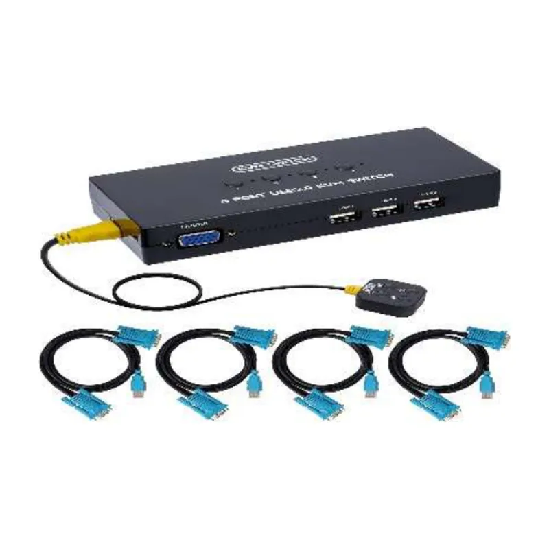 VGA KVM Switch 4 Port 2.0 Manual 401uk